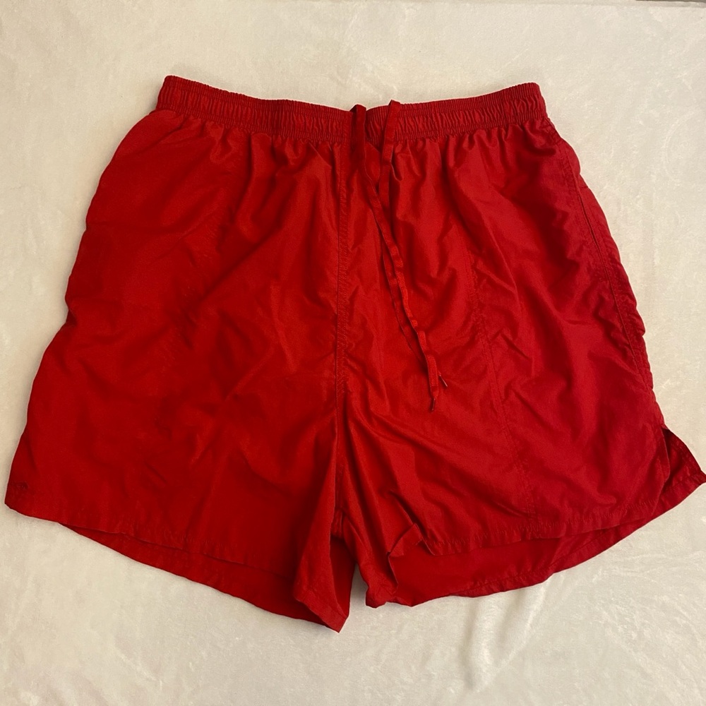Dolfin Red Nylon Swim Shorts - XXL